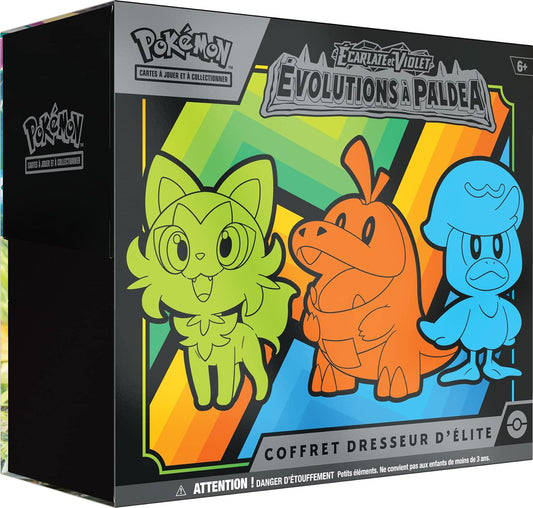 Pokémon - Coffret Dresseur d'Élite - Ecarlate et Violet - Evolutions à Paldéa (EV02)