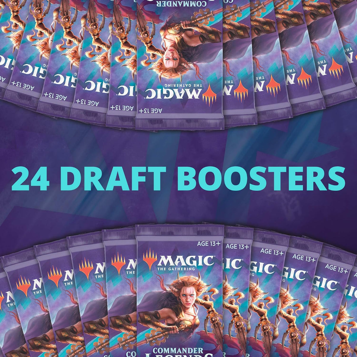 Magic The Gathering- Boîte de 24 boosters Commander Legends Draft, Box