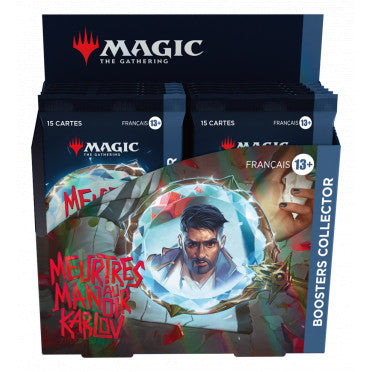 Boite de boosters collector de Meurtres au manoir Karlov