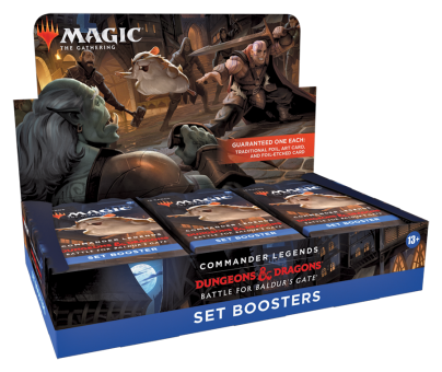 Commander Legends: Battle for Baldur's Gate - Set Booster Display (18 Set Boosters)